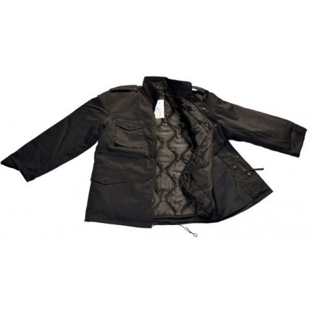 Kabát M-65, čierny